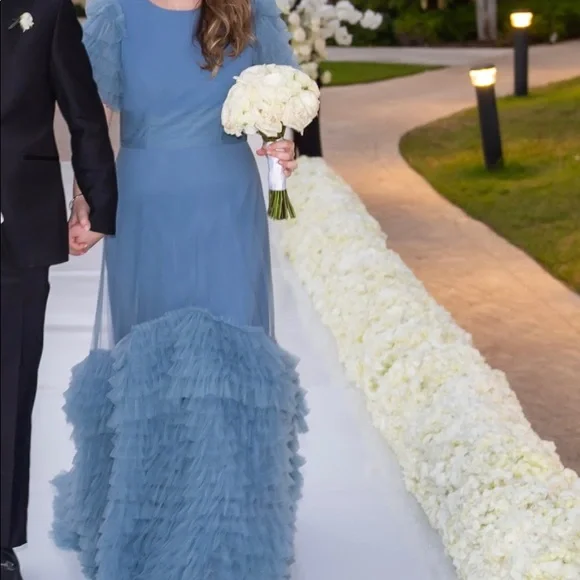 princess polly baby blue dress Dresses | Slate Blue Gown